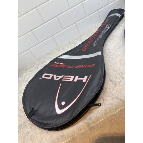 HEAD Comp Classic xtralong Graphite-Tech Oversize Tennis Racket w/ Cover - Picture 9 of 10